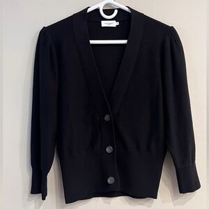 The Reset R Label Babe Cardigan. Black. Size M.